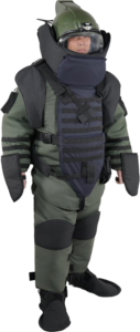 EOD Suit high protection standing