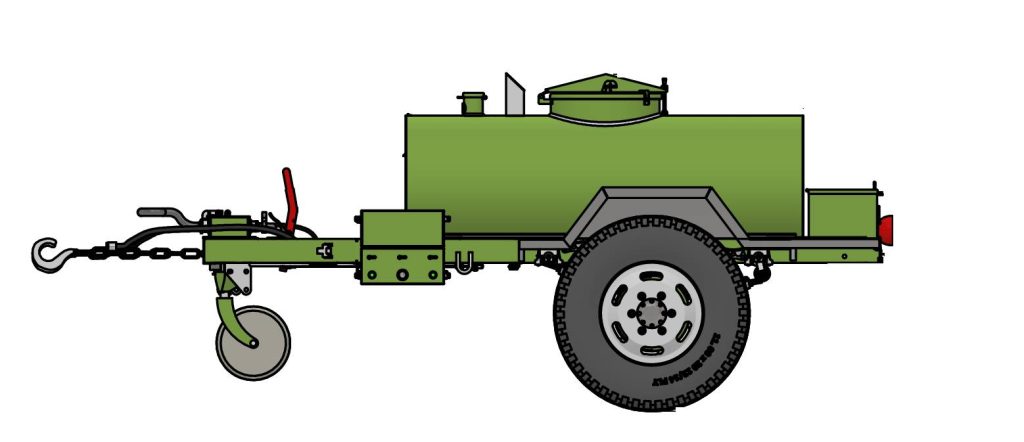 400 Gallons water trailer