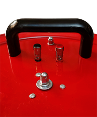 Spring loaded binding post